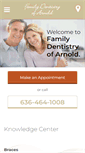 Mobile Screenshot of familydentistryarnold.com